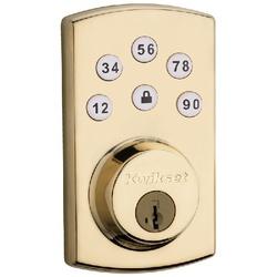 Kwikset 99070-102 Electronic Deadbolt Polished Brass