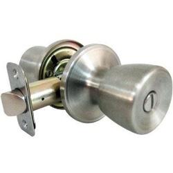 TRU-GUARD TS610B Privacy Door Lock Knob Handle Stainless Steel