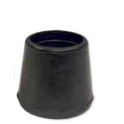 Madico F32016SB Leg Tip Round Rubber Black 1-1/8 in Dia