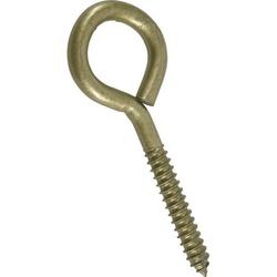 HILLMAN 322625 Lag Screw Eye 5-1/4 in OAL Steel Gold