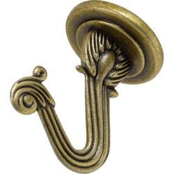 HILLMAN 122232 Swag Hook 30 lb Metal Antique Brass