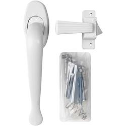 Wright Products Villa VIL333WH Pull Handle Latch 3/4 to 1-1/4 in Thick Door