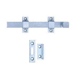 Tell Manufacturing DT100017 Strap Bolt Steel Satin Chrome