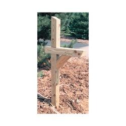 UPF 106053 Mailbox Post 4 in L 4 in W 72 in H Wood Pressure-Treated