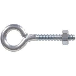 Hardware Essentials 320708 Eye Bolt with Nut 1/4-20 Thread Coarse Thread