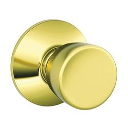 Schlage F10VBEL605 Passage Knob Metal Brass