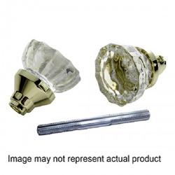 First Watch Security 1140-SN Knob Set Glass/Metal Satin Nickel