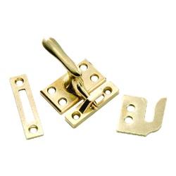 First Watch Security 1432 Casement Window Fastener Polished Brass