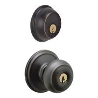 Schlage Georgian FB50NVGEO716KA4 Knob Lockset 2 Grade Keyed Alike Key