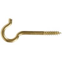 Hardware Essentials 321248 Ceiling Hook 2-1/16 in L Brass