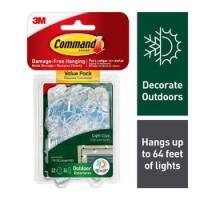 Command 17017CLRAWVPES Light Clip with Foam Strip Plastic Clear