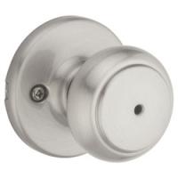 Kwikset 300CV-15 CP Privacy Door Knob Satin Nickel