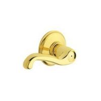 Schlage Flair F40V FLA 605 Privacy Lever Brass