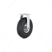 Madico F27358 Rigid Caster 10 in Dia Wheel 3-1/2 in W Wheel Rubber Wheel