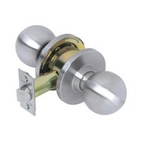 Tell Manufacturing CL100002 Passage Knob Steel Satin Chrome