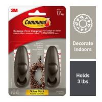 Command Forever Classic FC12-ORB-2ES Medium Decorative Hook 1-1/4 in W
