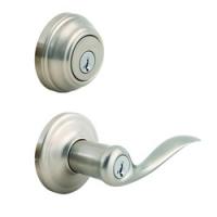 Kwikset Signature Series 991TNL-15 Combination Lockset 2 Grade Zinc Satin