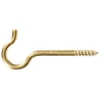 Hardware Essentials 321246 Ceiling Hook 2-9/16 in L Brass