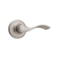 Kwikset 92001-525 Passage Lever 4-7/32 in L Lever Satin Nickel