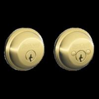 Schlage B62NV 505 Entry Deadbolt 1 Grade Keyed Alike Key Metal Polished
