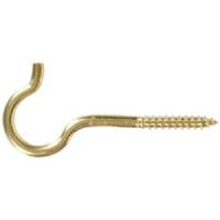 Hardware Essentials 321244 Ceiling Hook 3-3/8 in L Brass