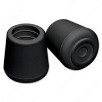 Madico F31932SB Leg Tip Round Rubber Black 1 in Dia