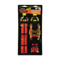 KEEPER 05524 Tie-Down 1-1/2 in W 14 ft L Polyester Gray 1000 lb J-Hook