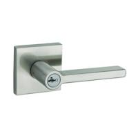 Kwikset 156HFL SQT-15 Keyed Entry Lever Metal Satin Nickel