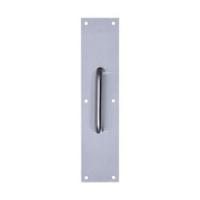 Tell Manufacturing DT100067 Door Pull Plate 3-1/2 in W Stainless Steel