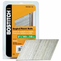 Bostitch FN1540-1M Finish Nail 2-1/2 in L 15 ga Gauge Steel Bright Flat