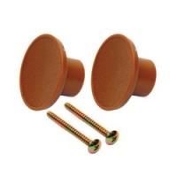 Johnson Hardware 33-PPK2 Door Knob Set 1-3/4 in Dia Knob Styrene Plastic