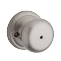Kwikset Signature 730J 15 CP Door Knob 2-3/8 in Dia Knob Zinc Satin