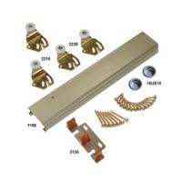 Johnson Hardware 1166 1166G482 Sliding Bypass Door Hardware Set 47 in L