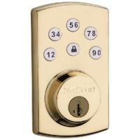 Kwikset 99070-102 Electronic Deadbolt Polished Brass