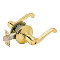 Schlage Flair F10V FLA 605 Passage Lever Zinc Brass