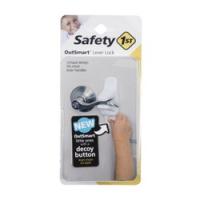 Safety 1st OutSmart HS289 Lever Lock 8 in L 4 in W Plastic White