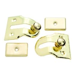 First Watch Security 1430 Window Vent Lock Polished Brass