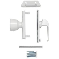 Wright Products V670WH Universal Knob Latch 3/4 to 1-1/4 in Thick Door