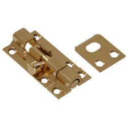 Hardware Essentials 851015 Barrel Bolt 2 in L Bolt Brass