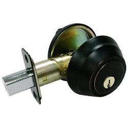 TRU-GUARD DB7X71 KA2 Deadbolt 3 Grade Alike Key Aged Bronze 2-3/8 2-3/4