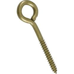 HILLMAN 322623 Lag Screw Eye 4 in OAL Steel Gold