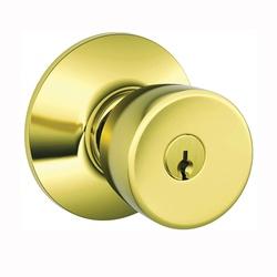 Schlage F51A VBEL505K4 Keyed Entry Knob Solid Brass/Zinc Brass