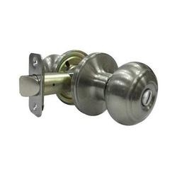 TRU-GUARD TGX210B Privacy Knob Set Satin Nickel 2-3/8 2-3/4 in Backset