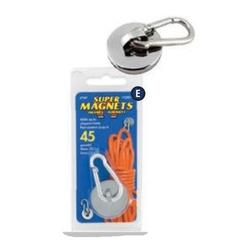 Magnet Source 07587 Magnet with Carabiner Hook Aluminum/Magnet 45 lb