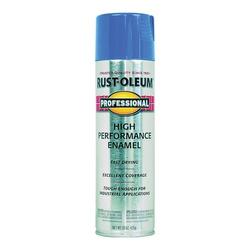 RUST-OLEUM 7524838 High Performance Enamel Spray Paint Gloss Safety Blue