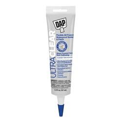 DAP 18387 All-Purpose Sealant Clear 7 days Curing 20 to 120 deg F 5