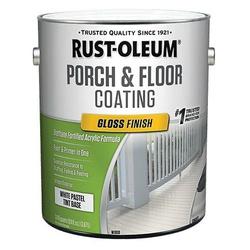 RUST-OLEUM 320472 Low-VOC Porch and Floor Coating Gloss White 1 gal Can