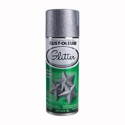 RUST-OLEUM 267734 Glitter Spray Paint Shimmer Silver 10.25 oz Aerosol