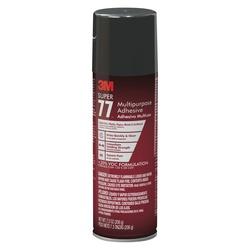 3M Super 77 77-10VOC30 Spray Adhesive Liquid Solvent Clear 7.3 oz Can