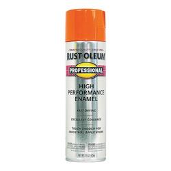 RUST-OLEUM 7555838 High Performance Enamel Spray Paint Gloss Safety